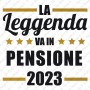 Maglietta Leggenda in Pensione