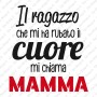 Maglietta Rubato Cuore Mamma